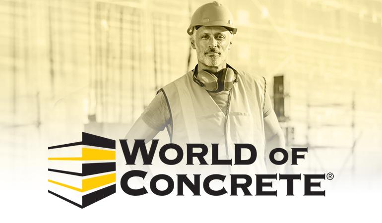 Vorbereitungen für die »World of Concrete« Messe 2023