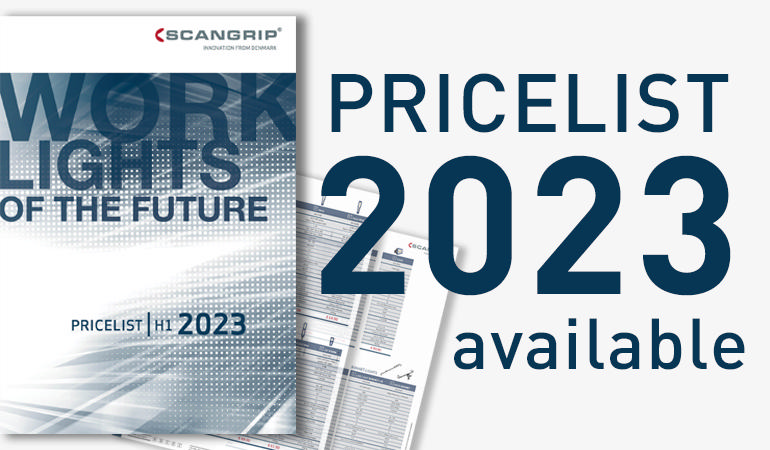 New 2023 price list