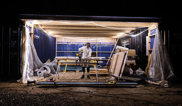 (D) work site
