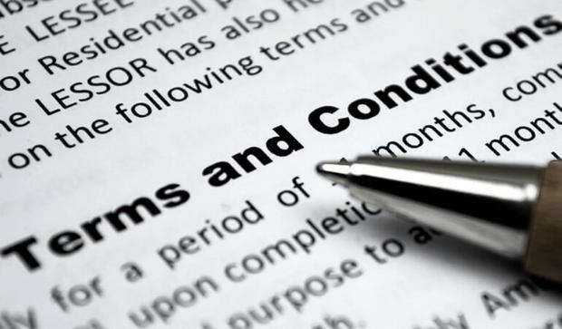 FORRETNINGSBETINGELSER