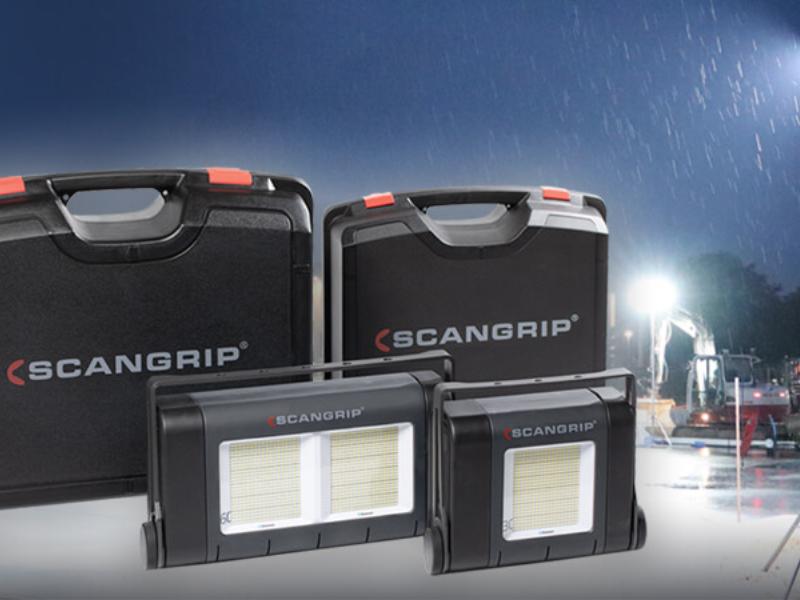 Superkraftige projektører til byggepladsen