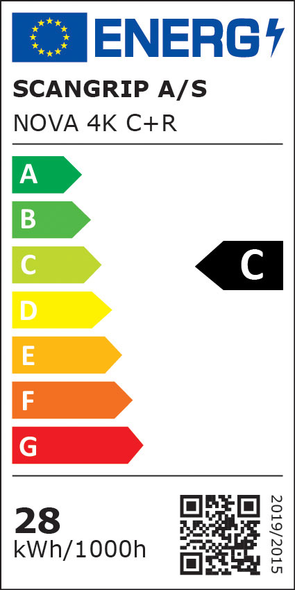 NOVA 4K C+R SCANGRIP - Lamp: working