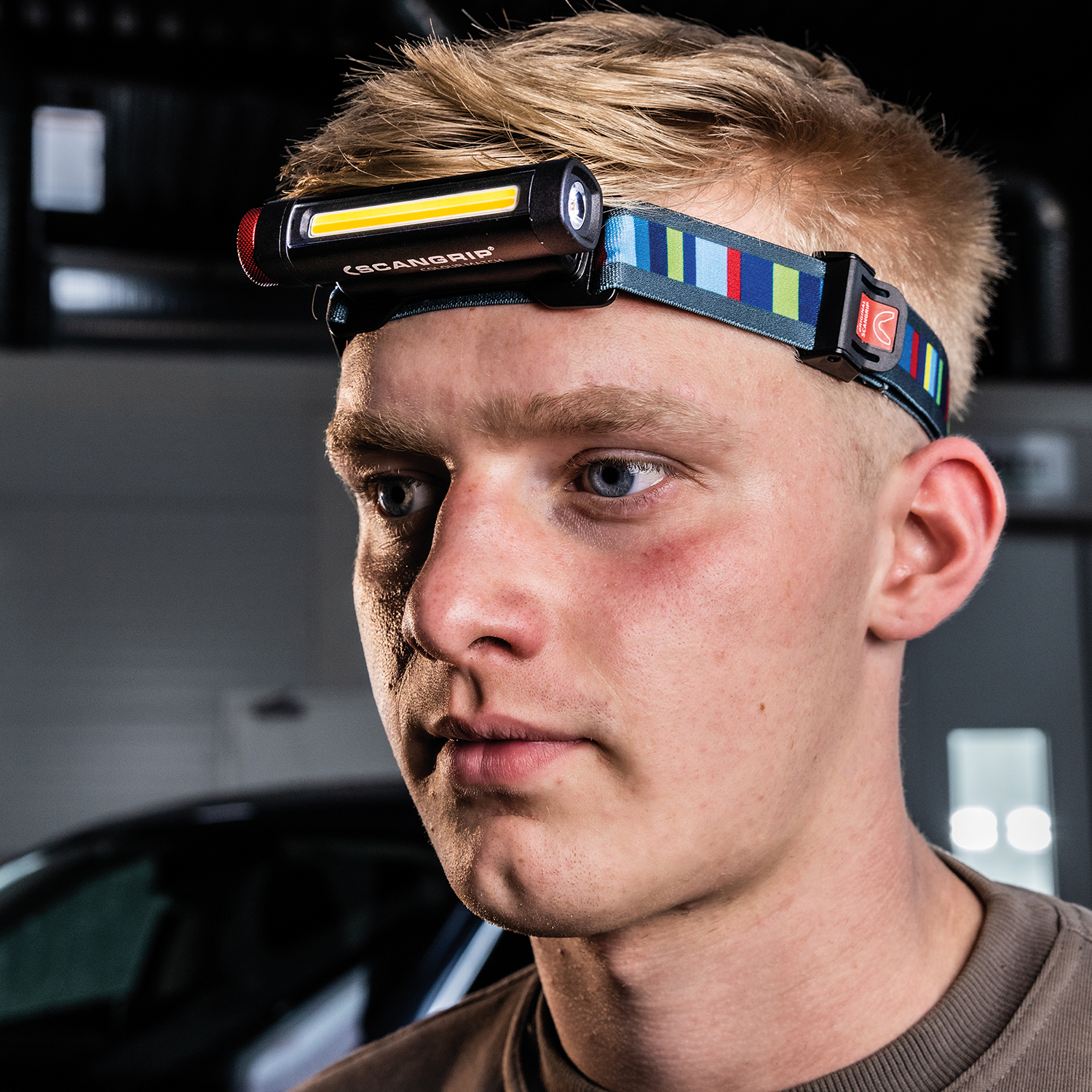 Rechargeable LED headlamp and penlight in one