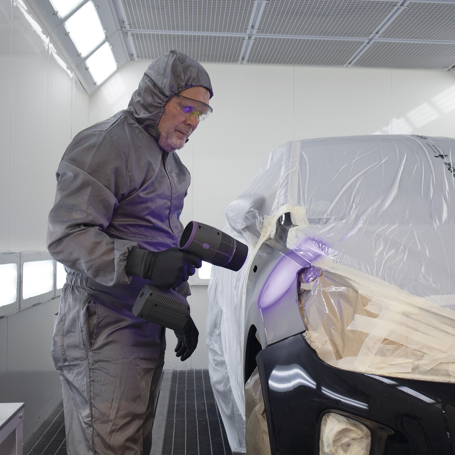 UVGUN extremely powerful for UV curing of large areas