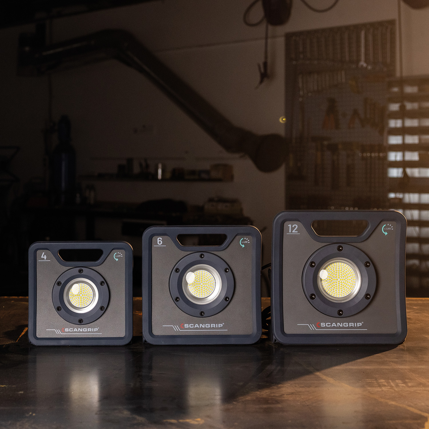 Durable 6000 Lumen LED Work Light | SCANGRIP Nova 6