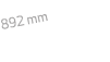 892 mm