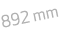 892 mm