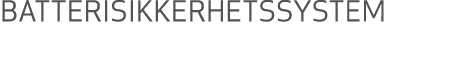 BATTERISIKKERHETSSYSTEM
