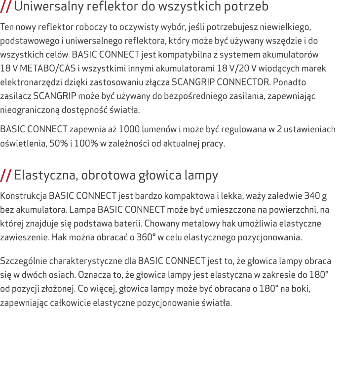 // Uniwersalny reflektor do wszystkich potrzeb Ten nowy reflektor roboczy to oczywisty wyb r, je li potrzebujesz niew...