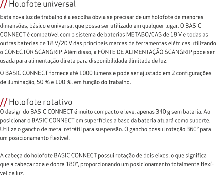 // Holofote universal Esta nova luz de trabalho  a escolha  bvia se precisar de um holofote de menores dimens es, b ...