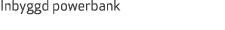 Inbyggd powerbank