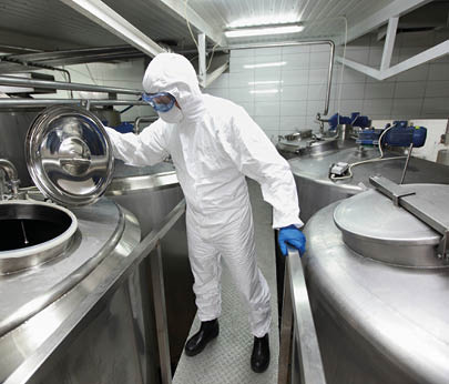 specialist in protective uniform,mask,goggles,gloves and wellies controlling industrial process