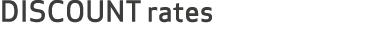 Discount rates