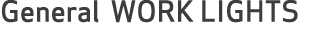 General WORK LIGHTS
