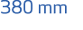 380 mm