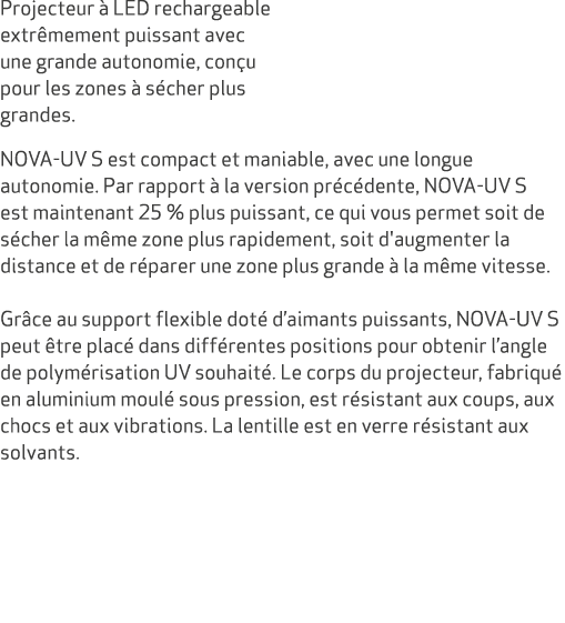 Projecteur  LED rechargeable extr mement puissant avec une grande autonomie, con u pour les zones   s cher plus gran...