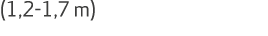 (1,2 1,7 m)