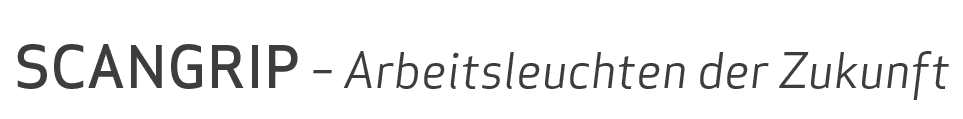 SCANGRIP – Arbeitsleuchten der Zukunft