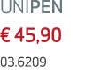 UNIPEN € 45,90 03.6209
