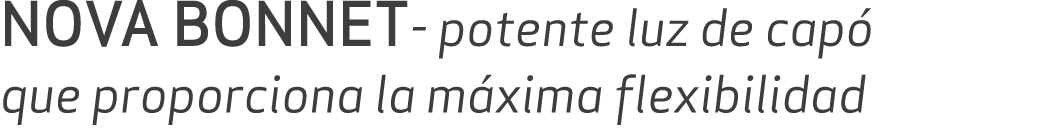 NOVA BONNET potente luz de cap que proporciona la m xima flexibilidad
