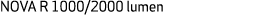 NOVA R 1000/2000 lumen