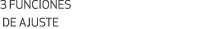 3 funciones de ajuste