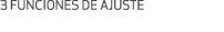 3 funciones de ajuste