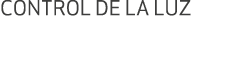 Control de la luz