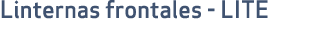 Linternas frontales LITE