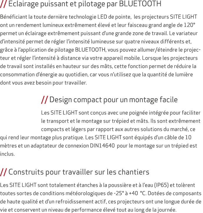 // Eclairage puissant et pilotage par Bluetooth B n ficiant la toute derni re technologie LED de pointe, les projecte...