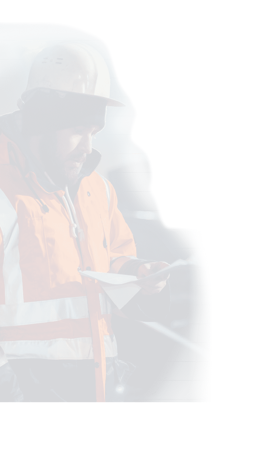 Construction worker tired and sitting asleep in the twilight. Concept of overworking.