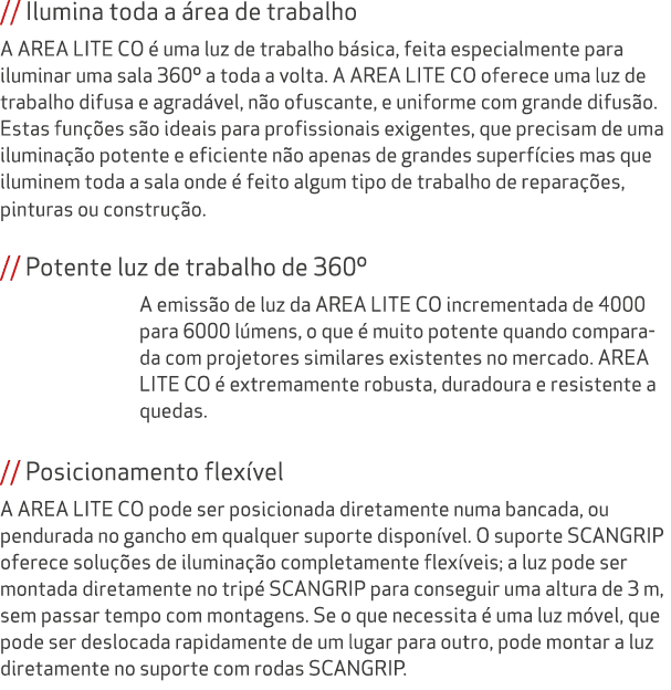 // Ilumina toda a rea de trabalho A AREA LITE CO   uma luz de trabalho b sica, feita especialmente para iluminar uma...
