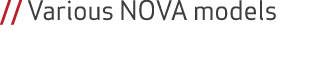 // Various NOVA models