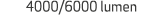 4000/6000 lumen 