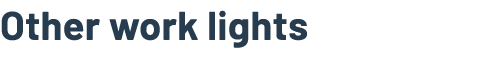 Other work lights 